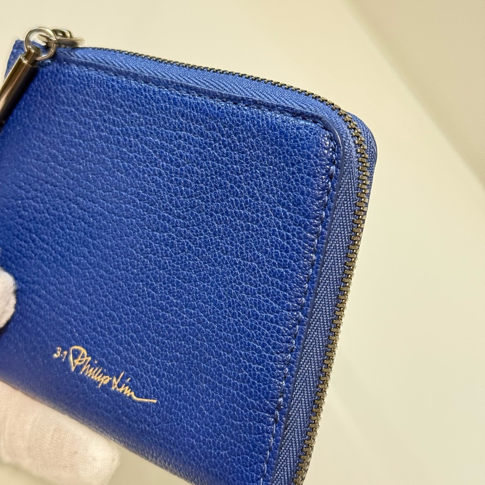 3.1 Phillip Lim Pebbled Leather Zip Wallet - Picture 6 of 17